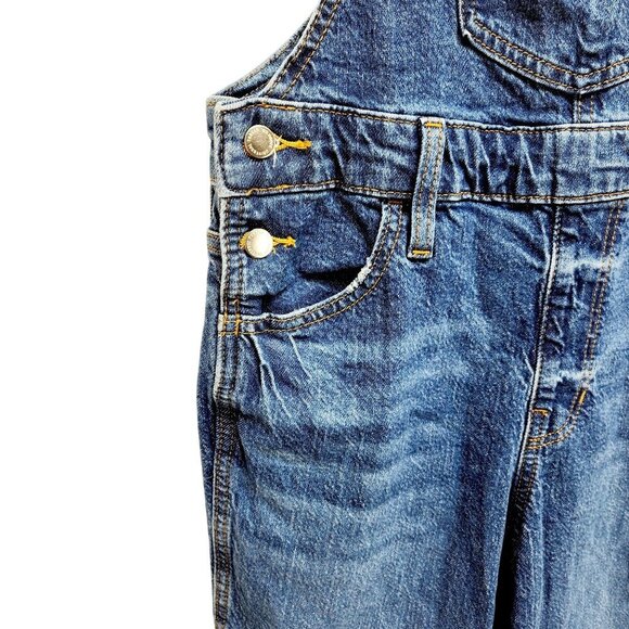 Universal Thread Womens Blue Denim Overalls With Adjustable Straps Size 0 - Picture 5 of 10